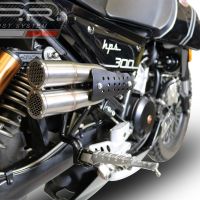 Escape compatible con F.B. Mondial Hps 300 Pagani 2021-2022, F205, Escape legal, homologado, silenciador con db killer desmontable y tubo de conexión específico 