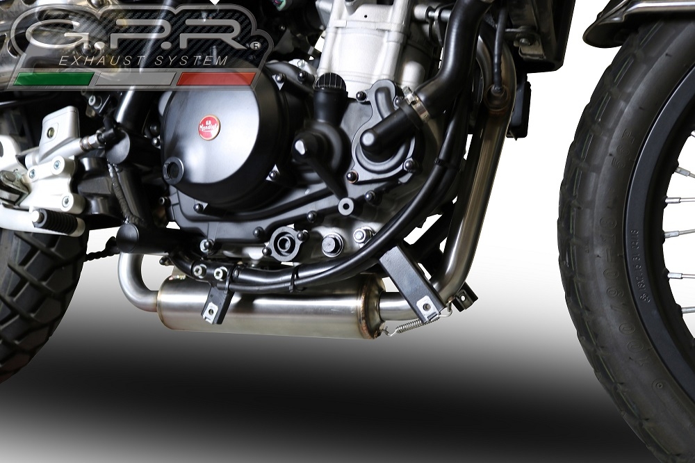 Escape compatible con F.B. Mondial Sport Classic 125 -Pagani 1948 2019-2020, Decatalizzatore, Tubo supresor de catalizador 