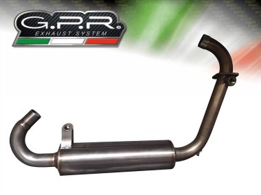 Escape compatible con F.B. Mondial Hps 300 2018-2019, Decatalizzatore, Tubo supresor de catalizador 