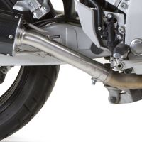 Escape compatible con Yamaha Fjr 1300 2006-2016, Furore Nero, Par de terminales de escape homologados, con db killer extraíbles y tubos de conexión específicos 