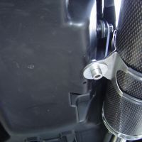 Escape compatible con Honda Fmx 650 2005-2008, Inox Tondo, Par de terminales de escape homologados, con db killer extraíbles y tubos de conexión específicos 
