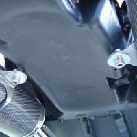 Escape compatible con Honda Fmx 650 2005-2008, Inox Tondo, Par de terminales de escape homologados, con db killer extraíbles y tubos de conexión específicos 