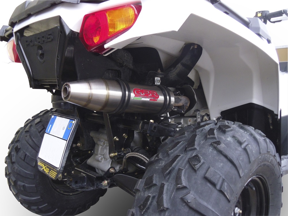 Escape compatible con Polaris Predator 500 2003-2010, Deeptone Atv, Escape completo homologado y legal, incluido db killer extraíble 