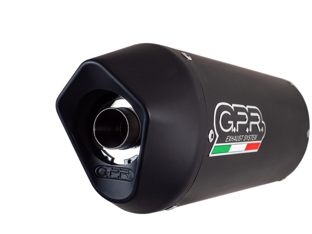 Escape compatible con Aprilia Shiver 750 Gt 2007-2016, Furore Nero, Doble escape racing, con tubos de conexión, artículo sin homologación 