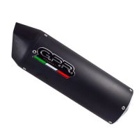 Escape compatible con Aprilia Shiver 750 Gt 2007-2016, Furore Nero, Doble escape racing, con tubos de conexión, artículo sin homologación 