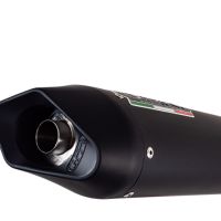 Escape compatible con Aprilia Shiver 750 Gt 2007-2016, Furore Nero, Doble escape racing, con tubos de conexión, artículo sin homologación 