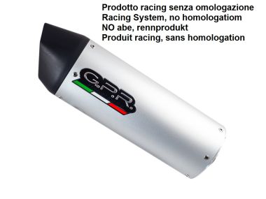 Escape compatible con Tuning TUNING 1980-2021, Furore alluminio, Silenciador Racing para adaptar al colector original, se suministra con db killer extraíble 