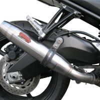 Escape compatible con Yamaha Fz 8 2010-2016, Deeptone Inox, Escape legal, homologado, silenciador con db killer desmontable y tubo de conexión específico 