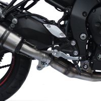 Escape compatible con Yamaha Fz 8 2010-2016, Trioval, Escape legal, homologado, silenciador con db killer desmontable y tubo de conexión específico 