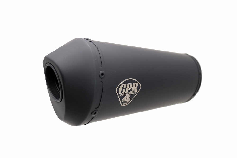 Escape compatible con Cafè Racer Cafè Racer 1980-2021, Ghisa Cafè Racer, Silenciador Racing para adaptar al colector original, se suministra con db killer extraíble 