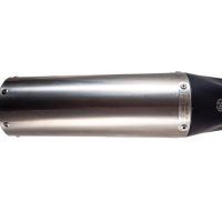 Escape compatible con Kawasaki Versys 650 2006-2014, Gpe Ann. titanium, Escape legal, homologado, silenciador con db killer desmontable y tubo de conexión específico 
