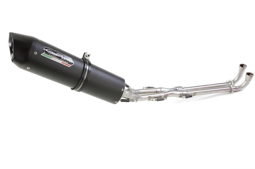 Escape compatible con Yamaha T-Max 500 2001-2011, Furore Nero, Escape completo homologado y legal, incluido db killer extraíble 