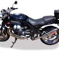 Escape compatible con Moto Guzzi Griso 1100 2005-2008, Trioval, Escape legal, homologado, silenciador con db killer desmontable y tubo de conexión específico 