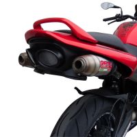 Escape compatible con Suzuki Gsr 600 2006-2011, Deeptone Inox, Par de terminales de escape homologados, con db killer extraíbles y tubos de conexión específicos 