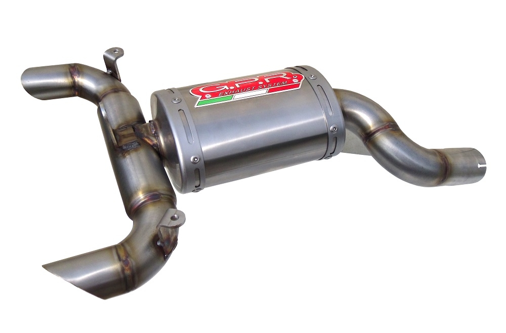 Escape compatible con Suzuki Gsr 600 2006-2011, Titanium Oval , Escape legal, homologado, silenciador con db killer desmontable y tubo de conexión específico 