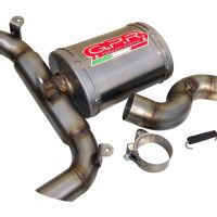 Escape compatible con Suzuki Gsr 600 2006-2011, Titanium Oval , Escape legal, homologado, silenciador con db killer desmontable y tubo de conexión específico 
