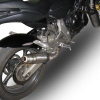 Escape compatible con Honda Hornet Cb 600 F 2007-2014, Deeptone Inox, Escape legal, homologado, silenciador con db killer desmontable y tubo de conexión específico 