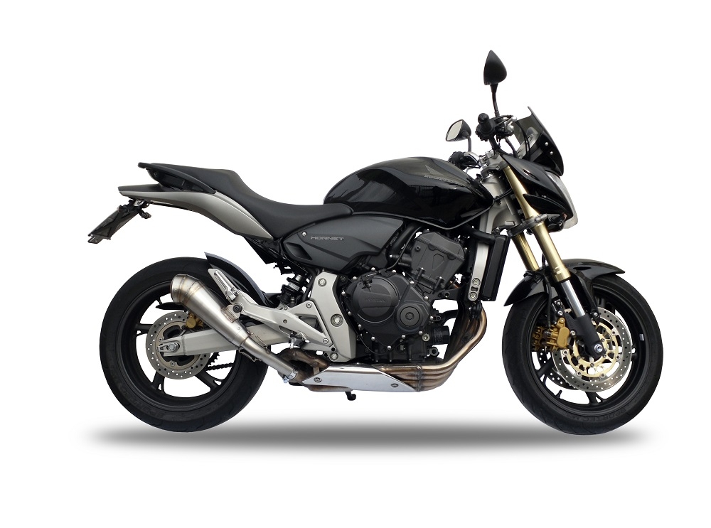 Escape compatible con Honda Hornet Cb 600 F 2007-2014, Powercone Evo, Escape legal, homologado, silenciador con db killer desmontable y tubo de conexión específico 