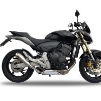 Escape compatible con Honda Hornet Cb 600 F 2007-2014, Powercone Evo, Escape legal, homologado, silenciador con db killer desmontable y tubo de conexión específico 