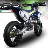 Escape compatible con Husqvarna FS 450 2016-2017, Albus Ceramic, Escape completo racing, incluyendo colector y db killer desmontable, sin homologación 