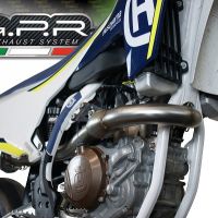 Escape compatible con Husqvarna FS 450 2016-2017, Albus Ceramic, Escape completo racing, incluyendo colector y db killer desmontable, sin homologación 
