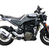 Escape compatible con Husqvarna Vitpilen 401 2020-2020, Albus Evo4, Escape legal, homologado, silenciador con db killer desmontable y tubo de conexión específico 