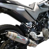 Escape compatible con Husqvarna Vitpilen 401 2020-2020, Deeptone Inox, Escape legal, homologado, silenciador con db killer desmontable y tubo de conexión específico 