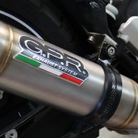 Escape compatible con Husqvarna Vitpilen 401 2020-2020, Deeptone Inox, Escape legal, homologado, silenciador con db killer desmontable y tubo de conexión específico 