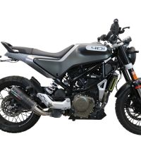 Escape compatible con Husqvarna Vitpilen 401 2020-2020, M3 Black Titanium, Escape legal, homologado, silenciador con db killer desmontable y tubo de conexión específico 