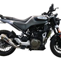 Escape compatible con Husqvarna Vitpilen 401 2020-2020, Powercone Evo, Escape legal, homologado, silenciador con db killer desmontable y tubo de conexión específico 