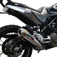 Escape compatible con Husqvarna Vitpilen 401 2020-2020, Powercone Evo, Escape legal, homologado, silenciador con db killer desmontable y tubo de conexión específico 