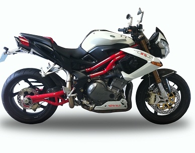 Escape compatible con Benelli Tnt 1130 2008-2016, Tiburon Titanium, Escape legal, homologado, silenciador con db killer desmontable y tubo de conexión específico 