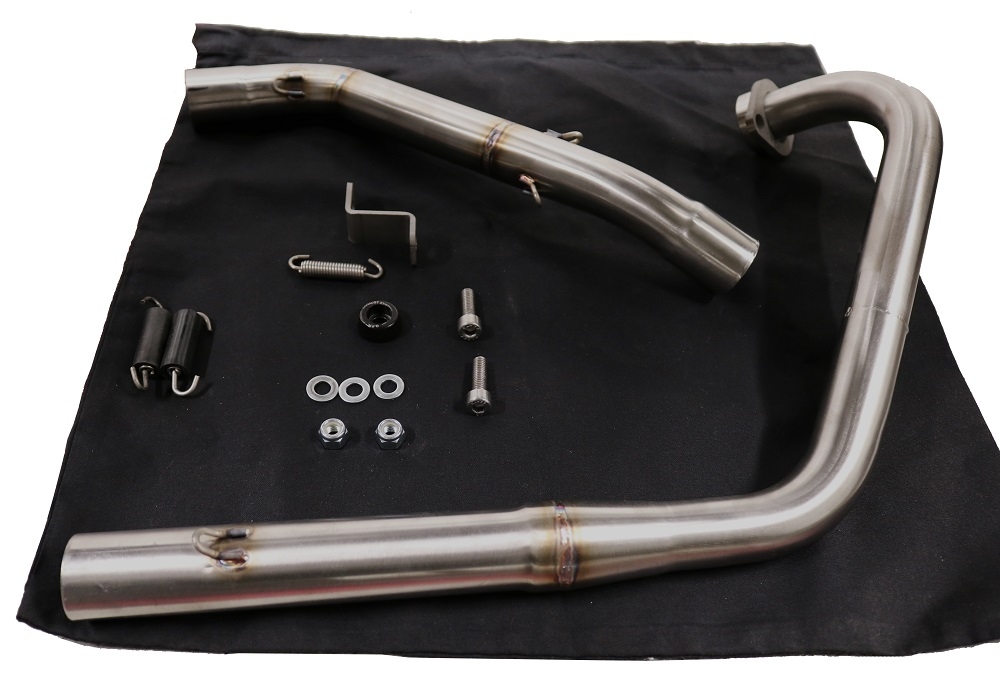 Escape compatible con Zontes Gk 125 2022-2024, Albus Ceramic, Escape completo, no legal para países de la UE, con db killer extraíble 