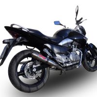Escape compatible con Suzuki Gw 250 F Inazuma 2012-2017, Deeptone Inox, Doble escape racing, con tubos de conexión, artículo sin homologación 