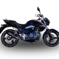 Escape compatible con Suzuki Gw 250 F Inazuma 2012-2017, Furore Poppy, Par de terminales de escape homologados, con db killer extraíbles y tubos de conexión específicos 