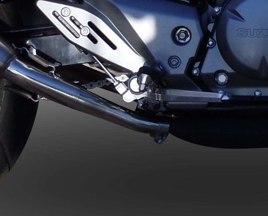 Escape compatible con Suzuki Gw 250 F Inazuma 2012-2017, Albus Ceramic, Par de terminales de escape homologados, con db killer extraíbles y tubos de conexión específicos 
