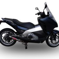 Escape compatible con Honda Integra 750 2016-2020, Deeptone Inox, Escape legal, homologado, silenciador con db killer desmontable y tubo de conexión específico 