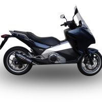 Escape compatible con Honda Integra 700 2012-2013, Gpe Ann. Poppy, Escape legal, homologado, silenciador con db killer desmontable y tubo de conexión específico 