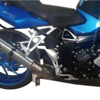 Escape compatible con Bmw K 1200 S -R 2004-2008, M3 Inox , Escape legal, homologado, silenciador con db killer desmontable y tubo de conexión específico 