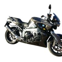 Escape compatible con Bmw K 1300 S -R 2009-2014, Furore Nero, Escape legal, homologado, silenciador con db killer desmontable y tubo de conexión específico 