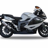 Escape compatible con Bmw K 1300 S -R 2009-2014, Gpe Ann. titanium, Escape legal, homologado, silenciador con db killer desmontable y tubo de conexión específico 