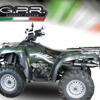 Escape compatible con Kawasaki KVF 750 2005-2011, Deeptone Atv, Escape completo homologado y legal, incluido db killer extraíble 