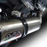 Escape compatible con Kawasaki Versys 1000 I.E. 2015-2016, Furore Nero, Escape legal, homologado, silenciador con db killer desmontable y tubo de conexión específico 