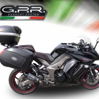 Escape compatible con Kawasaki Z 1000 Sx 2011-2016, Gpe Ann. Poppy, Par de terminales de escape homologados, con db killer extraíbles y tubos de conexión específicos 