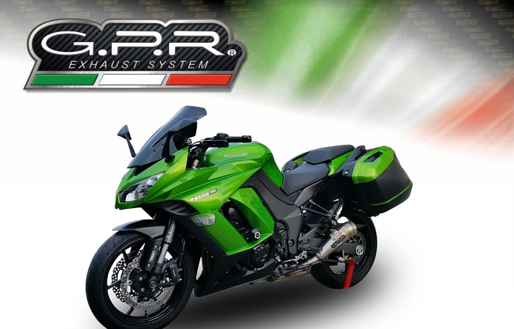 Escape compatible con Kawasaki Z 1000 Sx 2017-2020, Powercone Evo, Par de terminales de escape homologados, con db killer extraíbles y tubos de conexión específicos 
