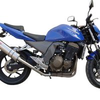 Escape compatible con Kawasaki Z 750 - S 2004-2006, Trioval, Escape legal, homologado, silenciador con db killer desmontable y tubo de conexión específico 
