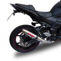 Escape compatible con Kawasaki Z 750 - R 2007-2014, Deeptone Inox, Escape legal, homologado, silenciador con db killer desmontable y tubo de conexión específico 