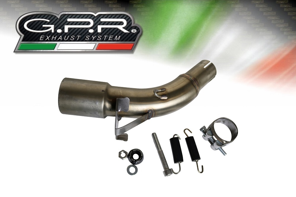 Escape compatible con Kawasaki Ninja 125 2021-2024, Furore Evo4 Nero, Escape legal, homologado, silenciador con db killer desmontable y tubo de conexión específico 
