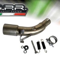Escape compatible con Kawasaki Ninja 125 2021-2024, Furore Evo4 Nero, Escape legal, homologado, silenciador con db killer desmontable y tubo de conexión específico 