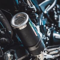 Escape compatible con Kawasaki Z 900 E 2017-2020, M3 Black Titanium, Escape legal, homologado, silenciador con db killer desmontable y tubo de conexión específico 